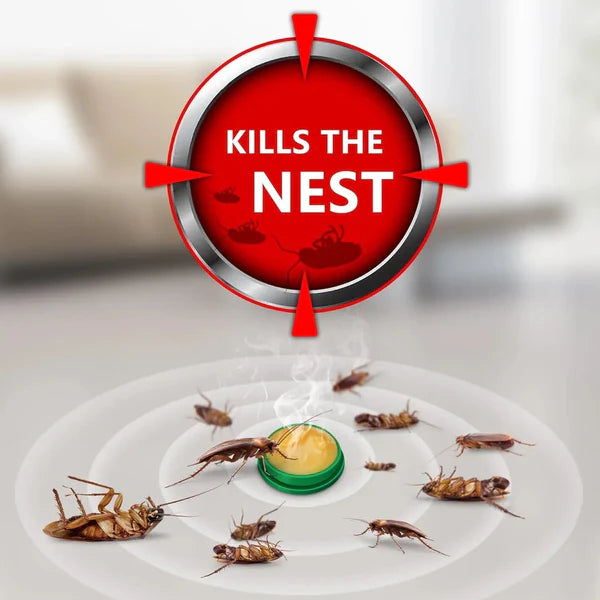 Roach Killer™ Gel - Safe & Powerful Cockroach Killer for Kitchens, Bathrooms & Cabinets