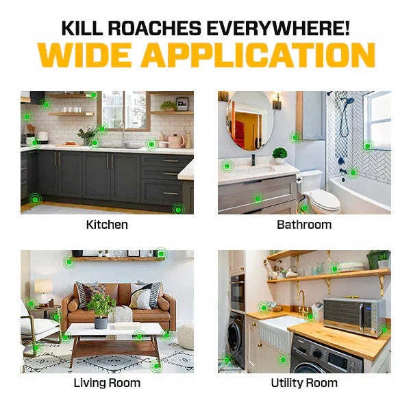 Roach Killer™ Gel - Safe & Powerful Cockroach Killer for Kitchens, Bathrooms & Cabinets