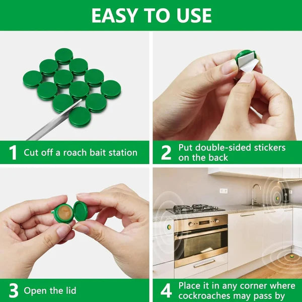 Roach Killer™ Gel - Safe & Powerful Cockroach Killer for Kitchens, Bathrooms & Cabinets